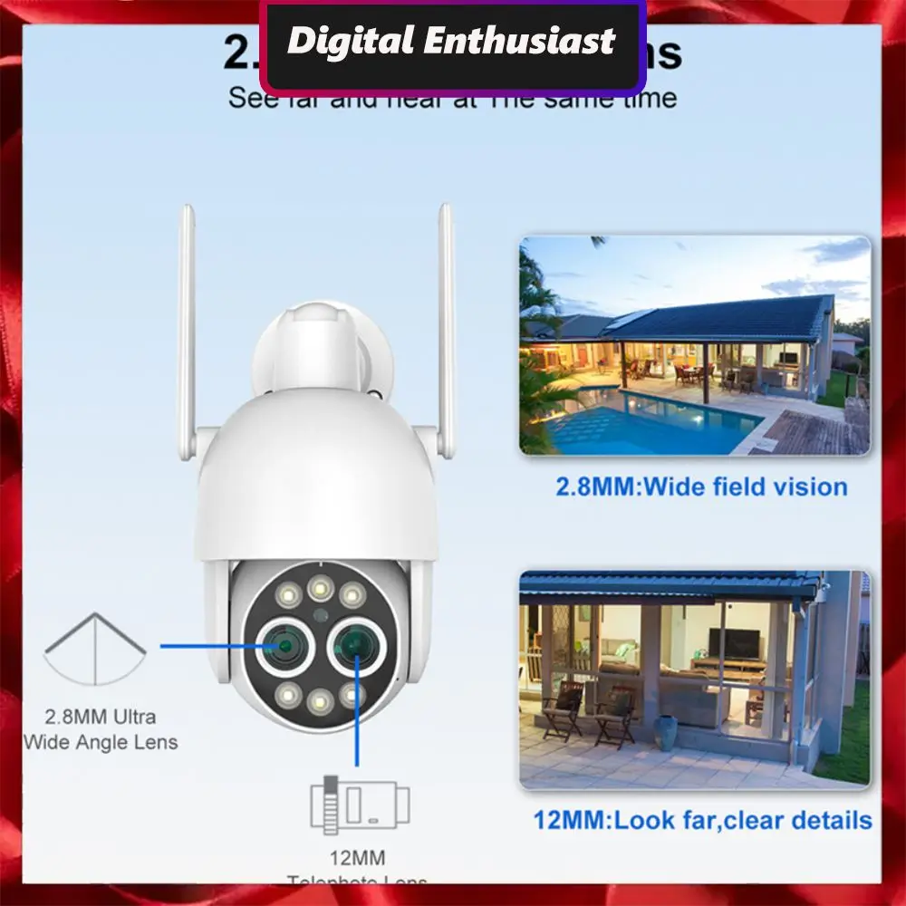 Bidirectional Voice Wireless Wifi Ip Camera Ai Human Detection 10x Zoom Surveillance Camera 2.8 Inch Waterproof Security Camera
Bidirectional Voice Wireless Wifi Ip Camera Ai Human Detection 10x Zoom Surveillance Camera 2.8 Inch Waterproof Security Camera