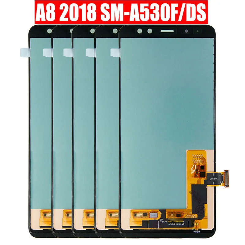 ЖК-дисплей A530 для Samsung Galaxy A8 2018, ЖК-дисплей Pantalla в сборе, дигитайзер, сенсорная панель A530, A530F, A530F/DS, ЖК-экран, матрица
ЖК-дисплей A530 для Samsung Galaxy A8 2018, ЖК-дисплей Pantalla в сборе, дигитайзер, сенсорная панель A530, A530F, A530F/DS, ЖК-экран, матрица