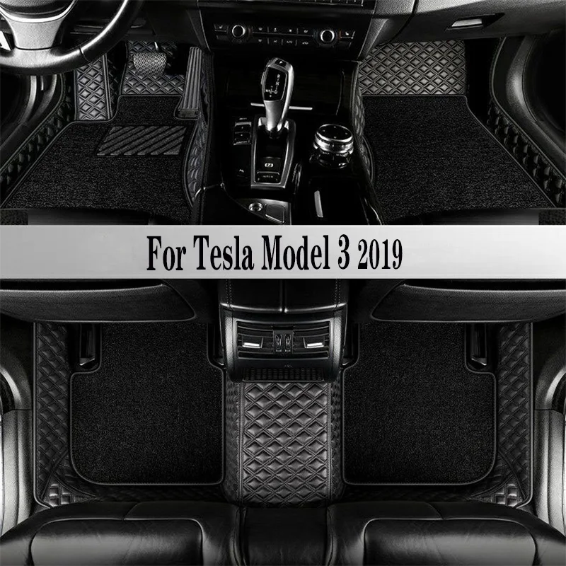 For Tesla Model 3 2019 Custom Covers Car Floor Mats Carpets Auto Accessories Interior Parts Foot Pedals Rugs Protect Automobiles
For Tesla Model 3 2019 Custom Covers Car Floor Mats Carpets Auto Accessories Interior Parts Foot Pedals Rugs Protect Automobiles
