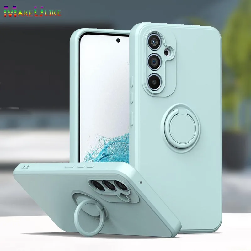 Silicone Case for Samsung Galaxy A34 5G Case Shockproof Ring Holder Soft Phone Protect Cover for Samsung A14 A54 A54 5G Case
Silicone Case for Samsung Galaxy A34 5G Case Shockproof Ring Holder Soft Phone Protect Cover for Samsung A14 A54 A54 5G Case