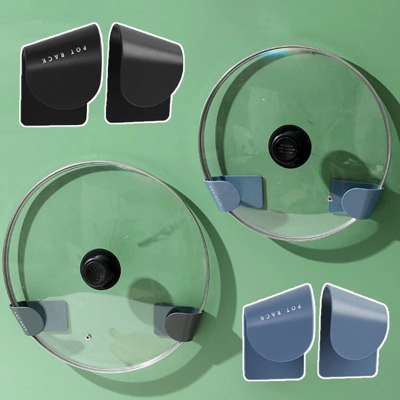 2PCS Pot Cover Rack Wall-Mounted No Punching Self-Adhesive Household Kitchen Storage Holder Multifunctional Pan Lid Organizer
2PCS Pot Cover Rack Wall-Mounted No Punching Self-Adhesive Household Kitchen Storage Holder Multifunctional Pan Lid Organizer