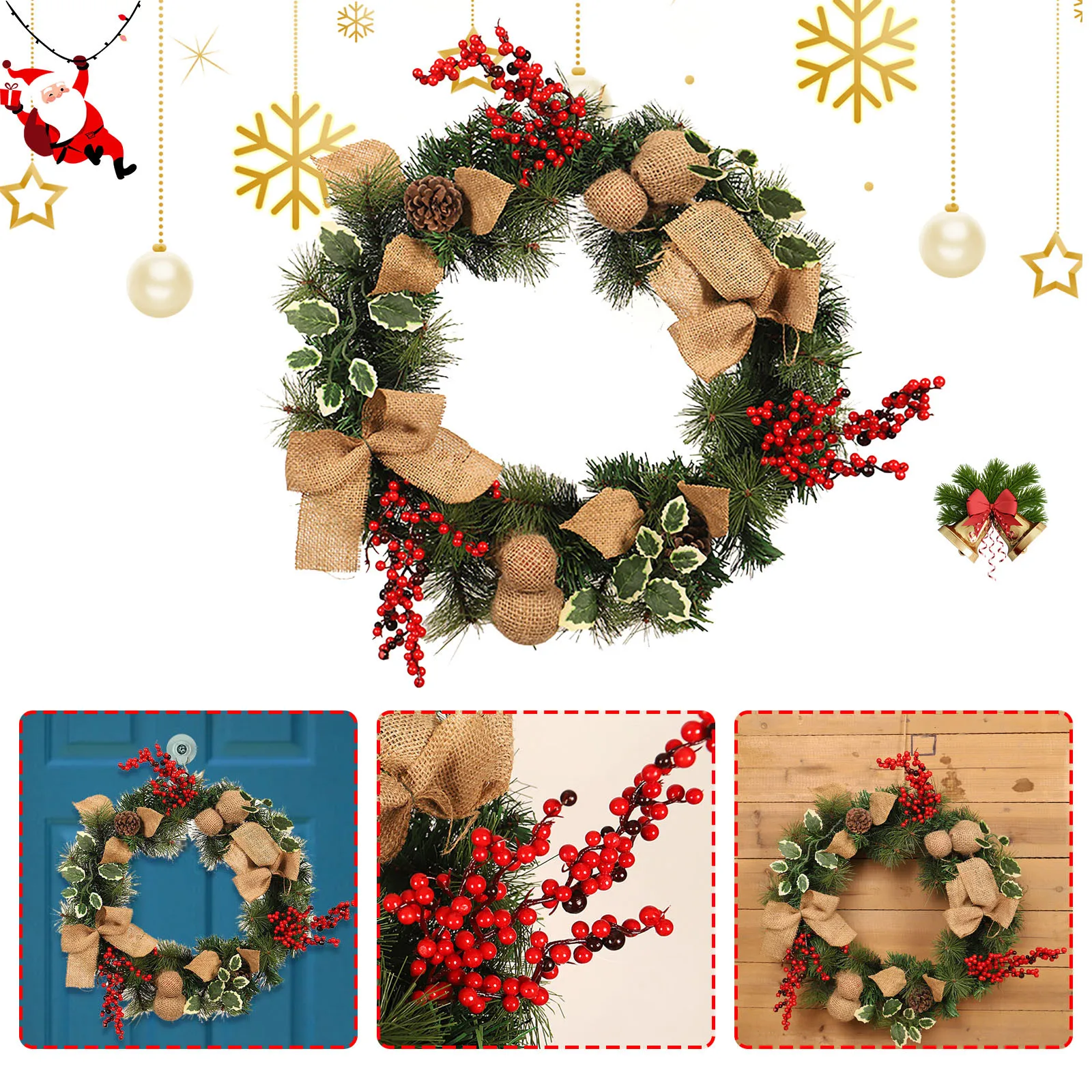 Outdoor Christmas Decorations Linen White Garland Hanging Christmas Garland Christmas Border Wreath Home Wreath Wall Decor
Outdoor Christmas Decorations Linen White Garland Hanging Christmas Garland Christmas Border Wreath Home Wreath Wall Decor
