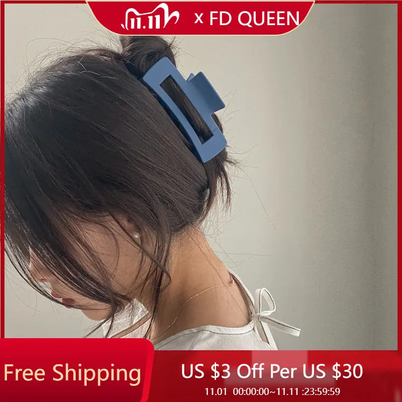 2022 New Claw Clip for Women 7color Frosted Feel Acrylic Elegant Hair Claw Large Size Hair Clamps Claw Clip Hair Accessories
2022 New Claw Clip for Women 7color Frosted Feel Acrylic Elegant Hair Claw Large Size Hair Clamps Claw Clip Hair Accessories