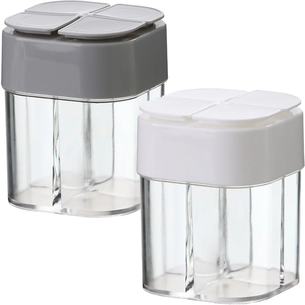 Barbecue Seasoning Jar 4 Grids Salt Pepper Shaker Empty Spice Dispenser 1 Plastic
Barbecue Seasoning Jar 4 Grids Salt Pepper Shaker Empty Spice Dispenser 1 Plastic