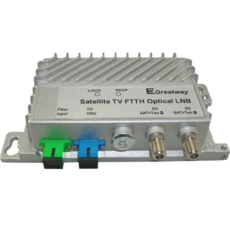 Fiber Optical Transceiver Wideband Optical LNB GPON ONU Satellite Fiber L-Band Transmitter and Receiver
Fiber Optical Transceiver Wideband Optical LNB GPON ONU Satellite Fiber L-Band Transmitter and Receiver