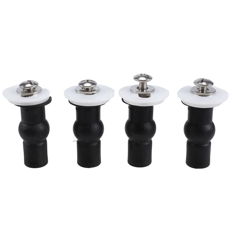 4 Pack Toilet Seat Screws Toilet Seat Hinges Bolt Expanding Rubber Top Nuts Screw Fixings Fix WC Blind Hole Fittings
4 Pack Toilet Seat Screws Toilet Seat Hinges Bolt Expanding Rubber Top Nuts Screw Fixings Fix WC Blind Hole Fittings