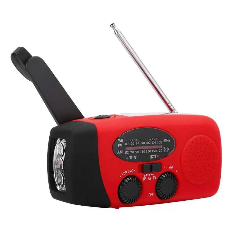 Hand Cranking Radio Generate Electricity Solar Hand Crank Radio LED Light Disaster Prevention Emergency AM/FM Radio with NOAA
Hand Cranking Radio Generate Electricity Solar Hand Crank Radio LED Light Disaster Prevention Emergency AM/FM Radio with NOAA