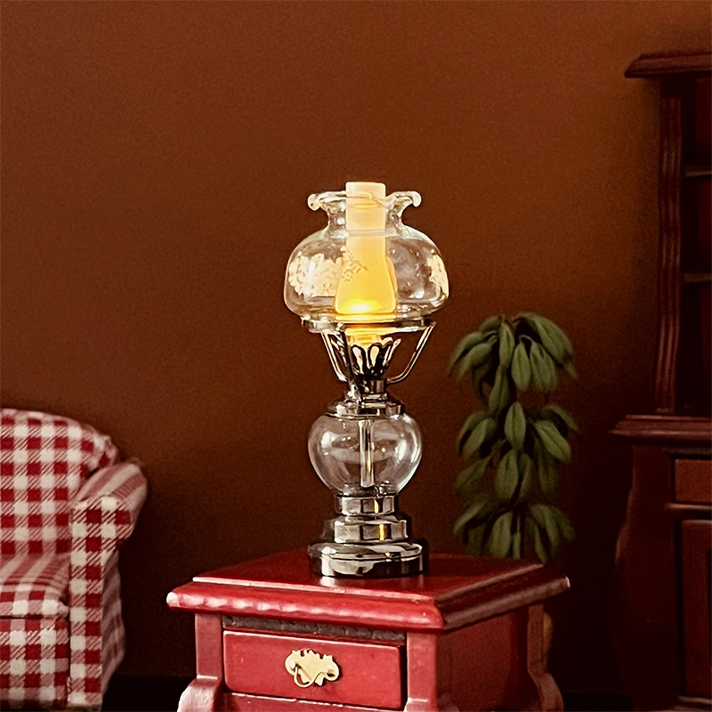1:12 Dollhouse Miniature LED Light Candlestick Lamp Desk Lamp Home Lighting Model Furniture Decor Toy Doll House Accessories
1:12 Dollhouse Miniature LED Light Candlestick Lamp Desk Lamp Home Lighting Model Furniture Decor Toy Doll House Accessories