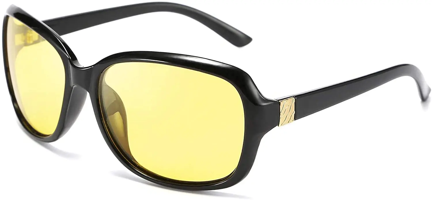 Classic Womens Night Glasses Driving Anti Glare Wrap Around Yellow Sunglasses B2548
Classic Womens Night Glasses Driving Anti Glare Wrap Around Yellow Sunglasses B2548