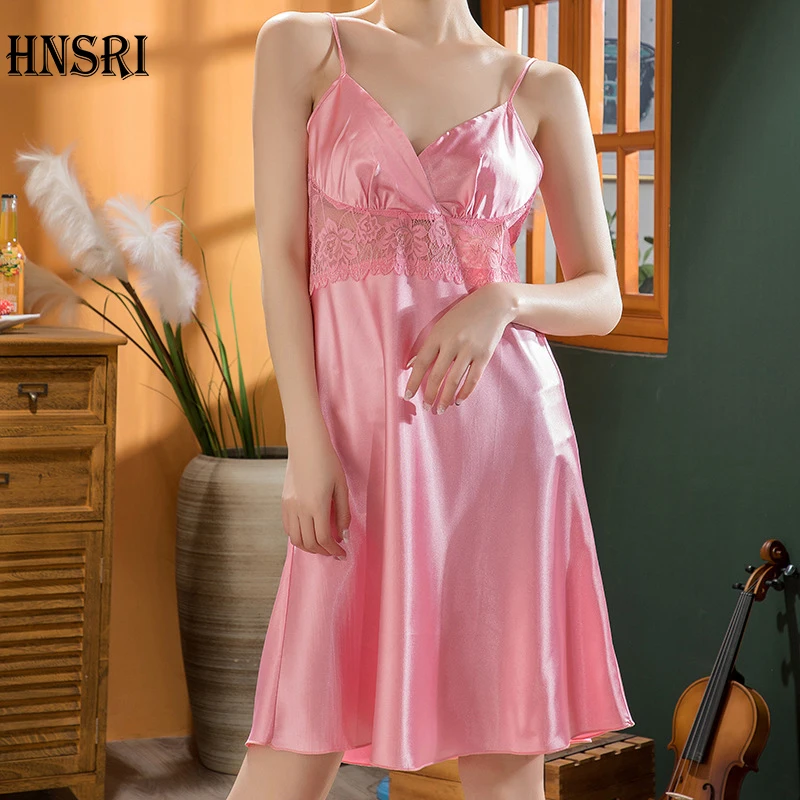 Women'S Nightwear Nightie Silk Nightgown Gowns For Ladies Sexy Pajama Nightdress Night Wears Night Clothes
Women'S Nightwear Nightie Silk Nightgown Gowns For Ladies Sexy Pajama Nightdress Night Wears Night Clothes