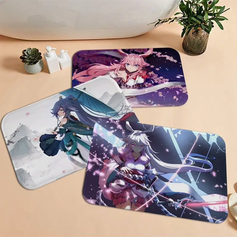 Honkai Impac Room Mats Nordic Style Home Doormat Bathroom-Toilet Mats Bedroom Toilet Rug
Honkai Impac Room Mats Nordic Style Home Doormat Bathroom-Toilet Mats Bedroom Toilet Rug