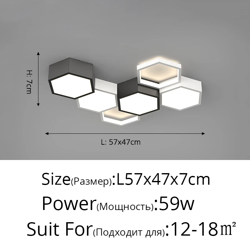 Потолочный светильник QILEMEI сотовый дизайн
Потолочный светильник QILEMEI сотовый дизайн