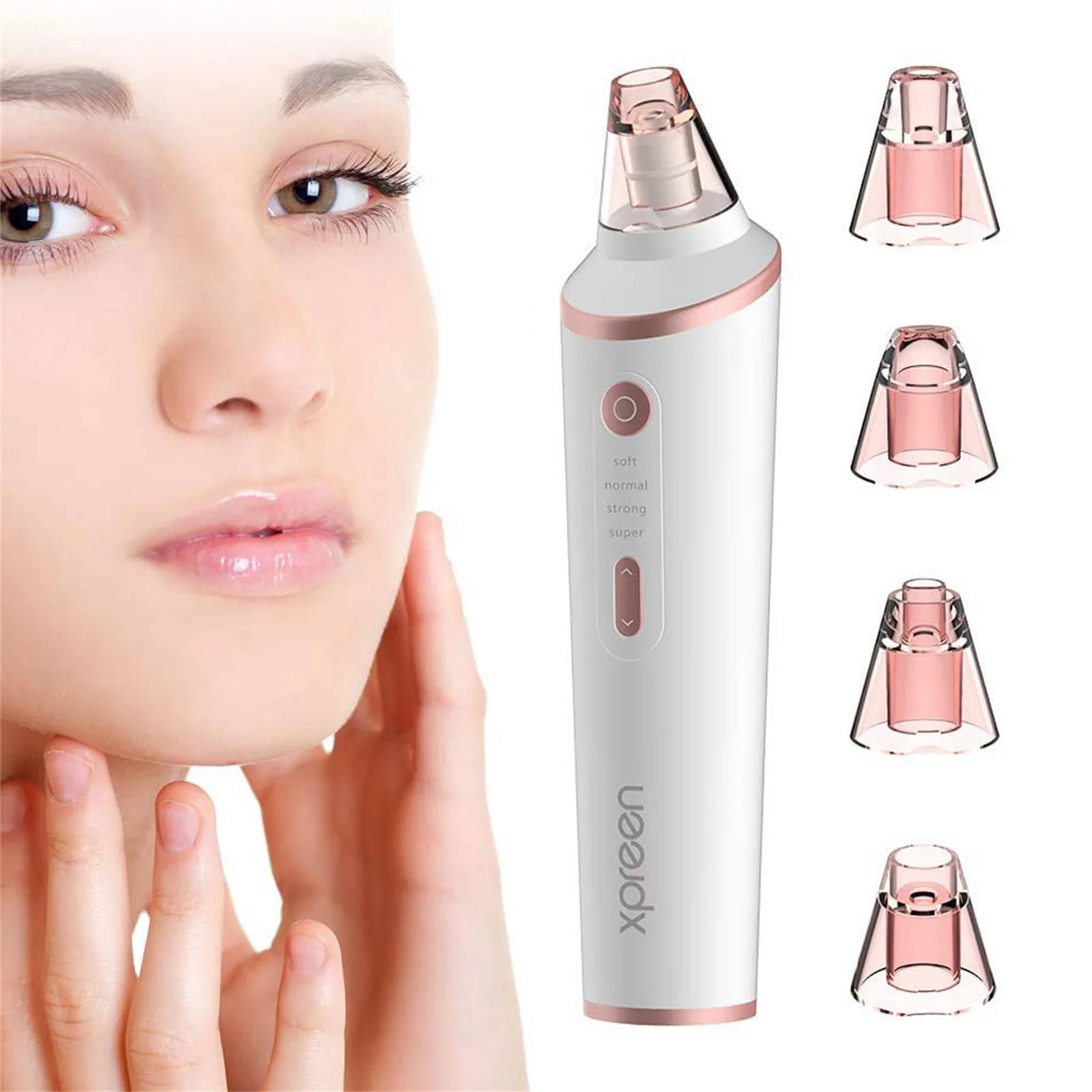 

New Electric Facial Blackhead Remover Black Spots Removal Vacuum Pore Cleaner Acne Cleanser Face Nose Deep Cleaning Tools