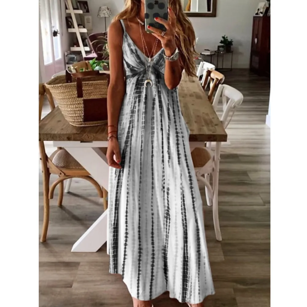 Women's Long Dress Maxi Dress Green Black Red Sleeveless Striped Cold Shoulder Spring Summer V Neck Hot S M L XL XXL 3XL
Women's Long Dress Maxi Dress Green Black Red Sleeveless Striped Cold Shoulder Spring Summer V Neck Hot S M L XL XXL 3XL