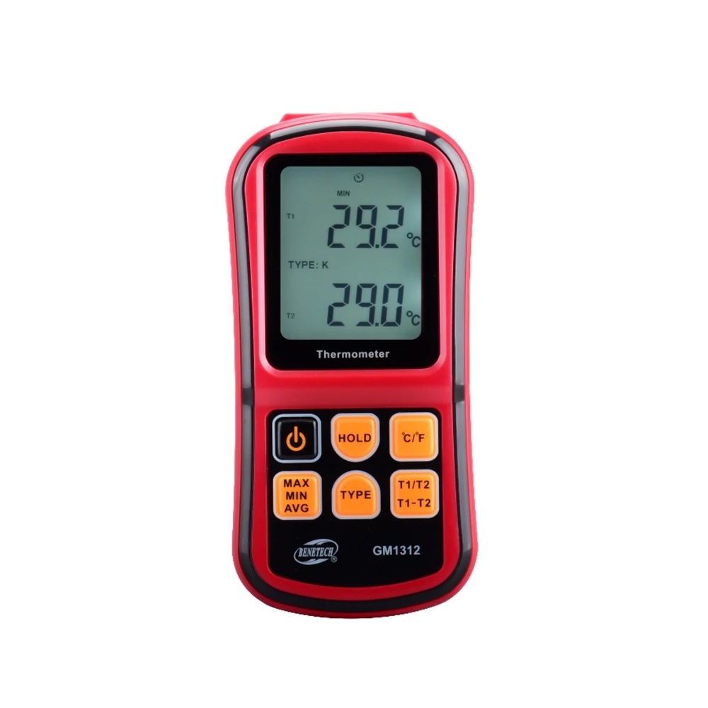 GM1312 Цифровой термопарный термометр-50 ~ 300 градусов Промышленный измеритель температуры J K T E N R S Тип термопары Тестер температуры
GM1312 Цифровой термопарный термометр-50 ~ 300 градусов Промышленный измеритель температуры J K T E N R S Тип термопары Тестер температуры