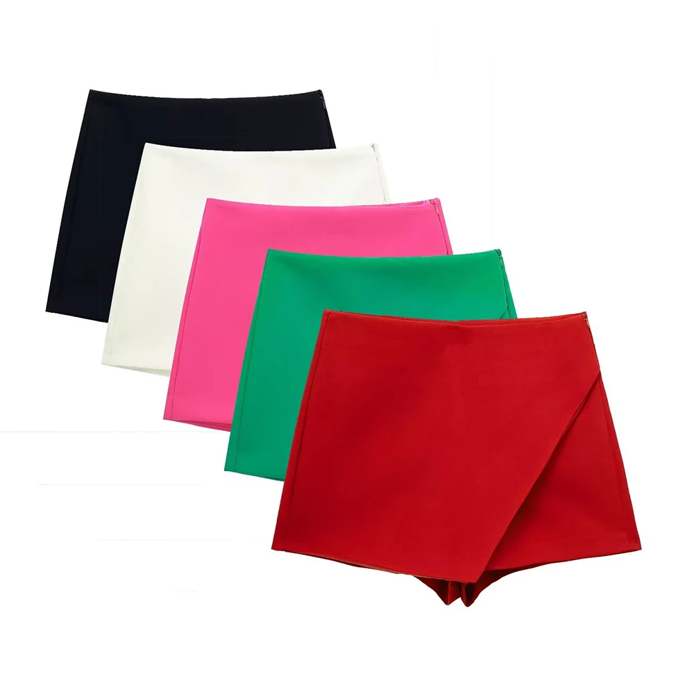 PB&ZA High Waist Solid Mini Shorts Women's Fashion 2022 New Chic Office Lady A-line Pantskirt Y2k Skort Female Clothes7385462
PB&ZA High Waist Solid Mini Shorts Women's Fashion 2022 New Chic Office Lady A-line Pantskirt Y2k Skort Female Clothes7385462
