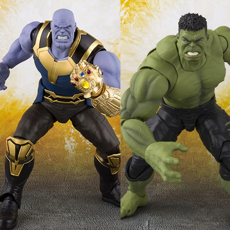 Новинка фигурка героя Marvel shфиги Figma 271 Халк танос Мстители война бесконечности