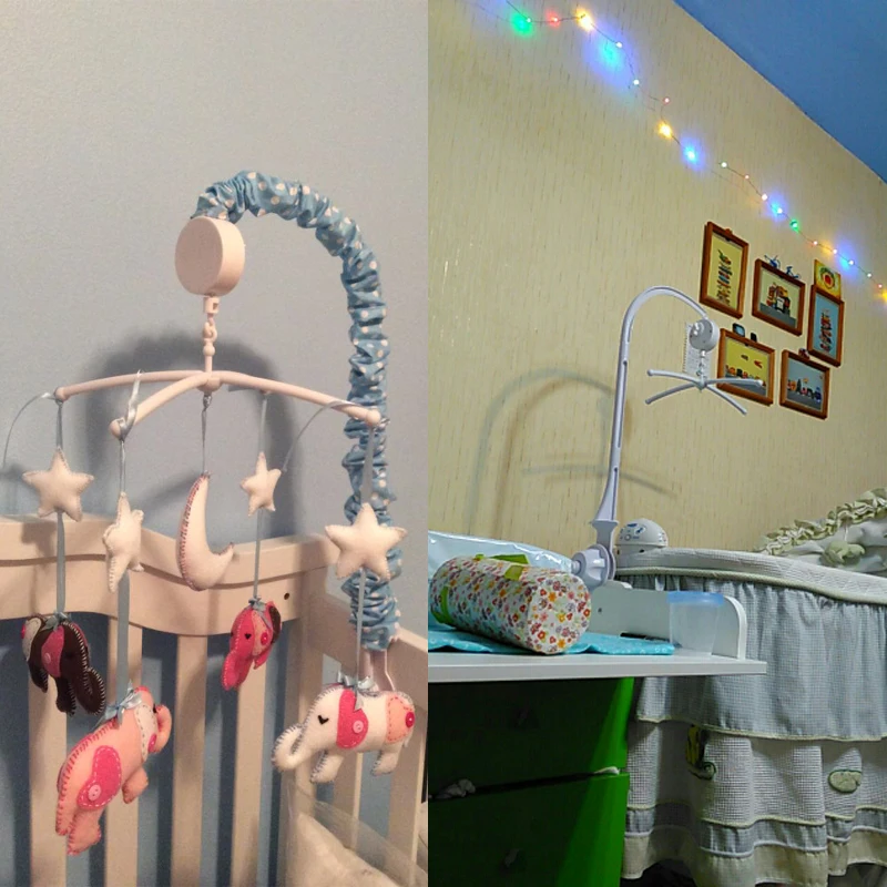 Baby Crib Mobile Bed Bell Toy White Rattles Bracket Set Holder Arm Bracket Wind-up Music Box Baby Toys
Baby Crib Mobile Bed Bell Toy White Rattles Bracket Set Holder Arm Bracket Wind-up Music Box Baby Toys