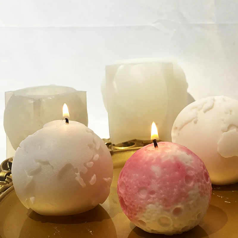 1Pcs Earth Moon Candles Silicone Mold 3D Hand-made Soap Mold Candle Molds For Candle Making
1Pcs Earth Moon Candles Silicone Mold 3D Hand-made Soap Mold Candle Molds For Candle Making