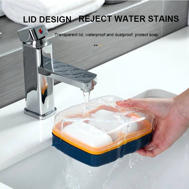 Bathroom Soap Box Wall-mounted Soap Holder Kitchen Drain Sponge Storage Plate Tray Dish Shower Soap Holder Rack Salle De Bain
Bathroom Soap Box Wall-mounted Soap Holder Kitchen Drain Sponge Storage Plate Tray Dish Shower Soap Holder Rack Salle De Bain