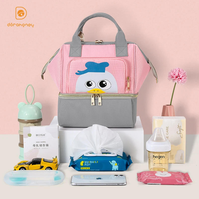 Dorahoney Nappy Backpack Bag Large Capacity Diaper Bag Mom Multi-function Waterproof Outdoor Travel Diaper Bags For Baby Care
Dorahoney Nappy Backpack Bag Large Capacity Diaper Bag Mom Multi-function Waterproof Outdoor Travel Diaper Bags For Baby Care