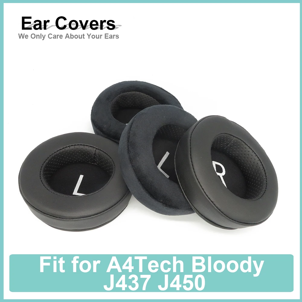 

Earpads For A4Tech Bloody J437 J450 Headphone Earcushions Protein Velour Pads Memory Foam Ear Pads