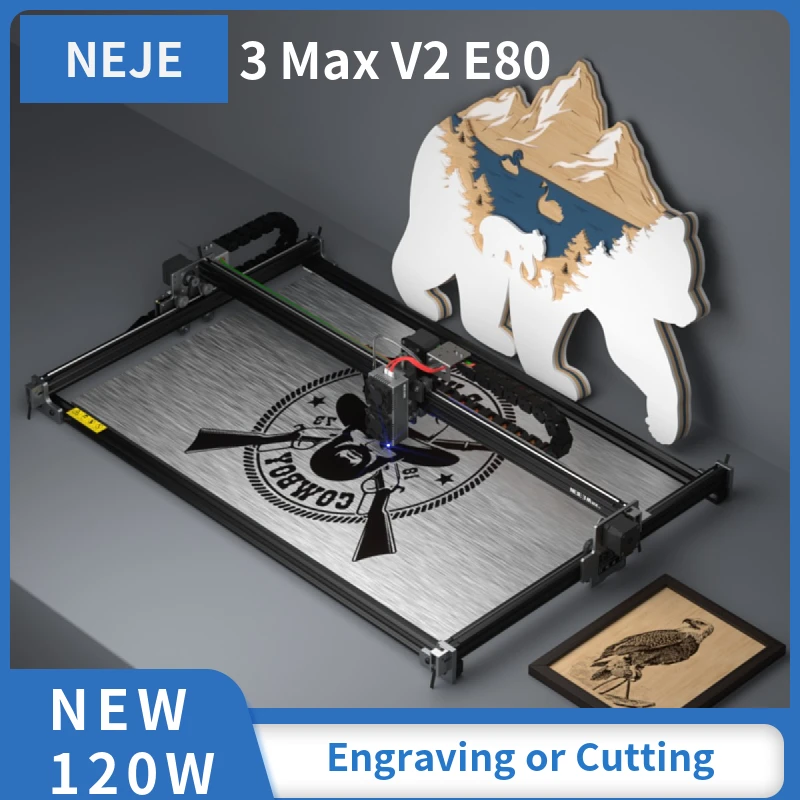 2023 NEJE 3 Max V2 E80 Laser Engraving Cutting Machine Woodwork Tool Business Machine Air Assist Laser CNC Router Laser Engraver
2023 NEJE 3 Max V2 E80 Laser Engraving Cutting Machine Woodwork Tool Business Machine Air Assist Laser CNC Router Laser Engraver