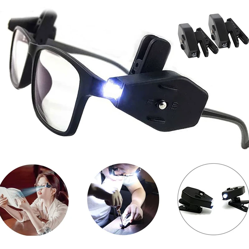 Mini LED Clip On Eyeglass Universal Glasses Reading Lamp Reading Light Universal Eyeglass Clip Lamp High Brightness Book Light
Mini LED Clip On Eyeglass Universal Glasses Reading Lamp Reading Light Universal Eyeglass Clip Lamp High Brightness Book Light