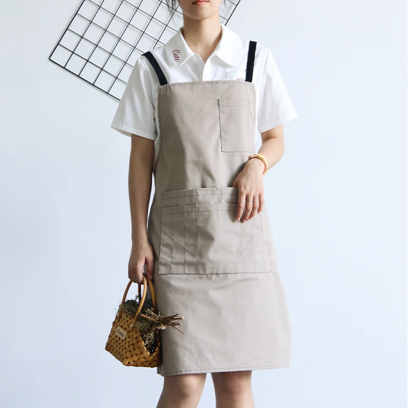 Korean version canvas apron home kitchen pet shop flower shop barber men's and women's work clothes custom printing
Korean version canvas apron home kitchen pet shop flower shop barber men's and women's work clothes custom printing