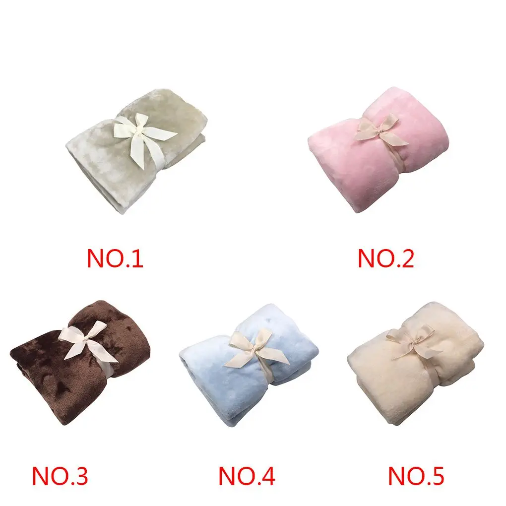 Flannel Throw Blanket Solid Color Cozy Car Couch Bed Plush Thicken Swaddling Napping Blanket
Flannel Throw Blanket Solid Color Cozy Car Couch Bed Plush Thicken Swaddling Napping Blanket