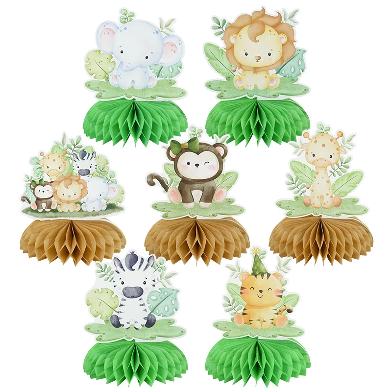 Jungle Animal Honeycomb Desktop Ornaments Woodland Cartoon Animal Birthday Party Decoration Safari Theme Party Supplies
Jungle Animal Honeycomb Desktop Ornaments Woodland Cartoon Animal Birthday Party Decoration Safari Theme Party Supplies