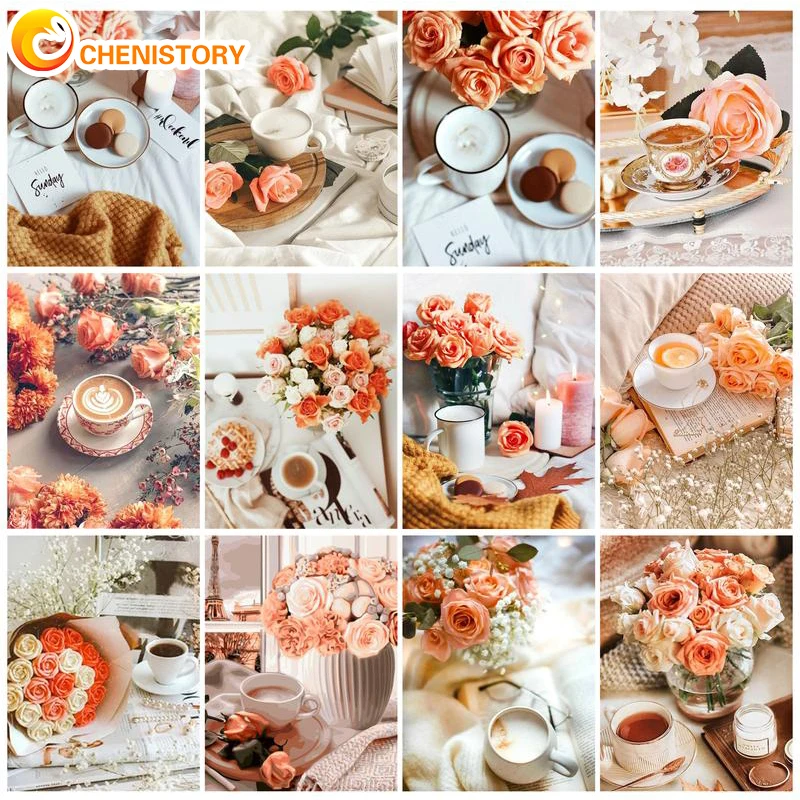 CHENISTORY Flower DIY Painting By Numbers Calligraphy Painting Modern Wall Art Picture Coffee Coloring By Numbers 60x75cm Frame
CHENISTORY Flower DIY Painting By Numbers Calligraphy Painting Modern Wall Art Picture Coffee Coloring By Numbers 60x75cm Frame