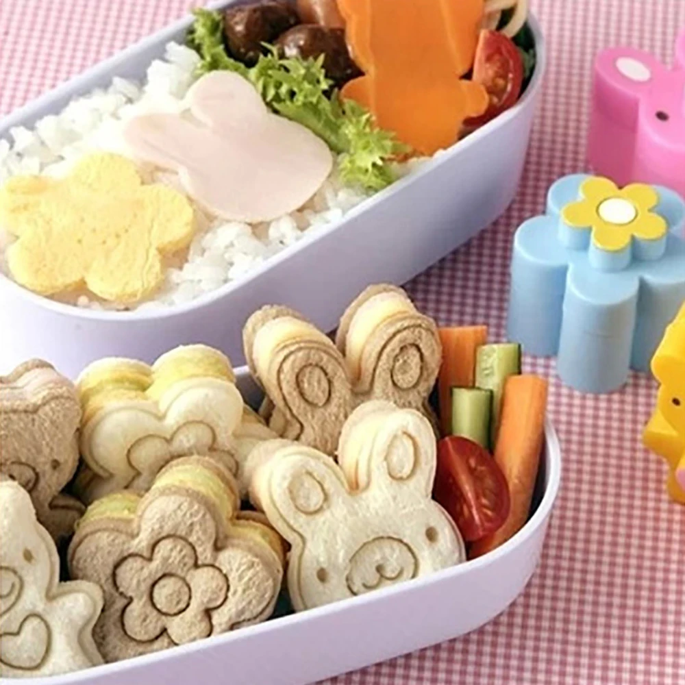 Sandwich Cutter Set for Kids Animal Rabbit Bear Flower Shape Baking Mould Cookie Cutter Kitchen Tool
Sandwich Cutter Set for Kids Animal Rabbit Bear Flower Shape Baking Mould Cookie Cutter Kitchen Tool