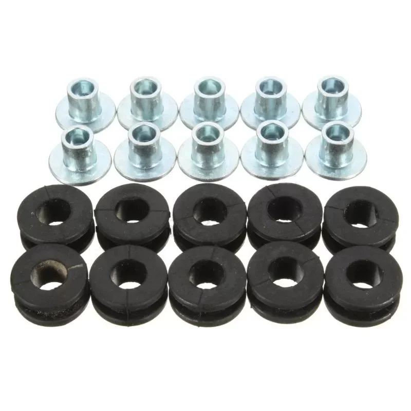 10 Set Motorcycle Rubber Grommets Bolt Kit Pressure Relief Cushion Kit Replacement Accessories W91F
10 Set Motorcycle Rubber Grommets Bolt Kit Pressure Relief Cushion Kit Replacement Accessories W91F
