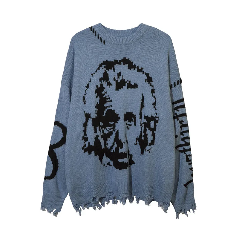 Fashion Men's Classical Oversized Pullovers Round Collar Long Sleeve Winter Autumn Patterned High Quality Couple Outfit Sweater
Fashion Men's Classical Oversized Pullovers Round Collar Long Sleeve Winter Autumn Patterned High Quality Couple Outfit Sweater
