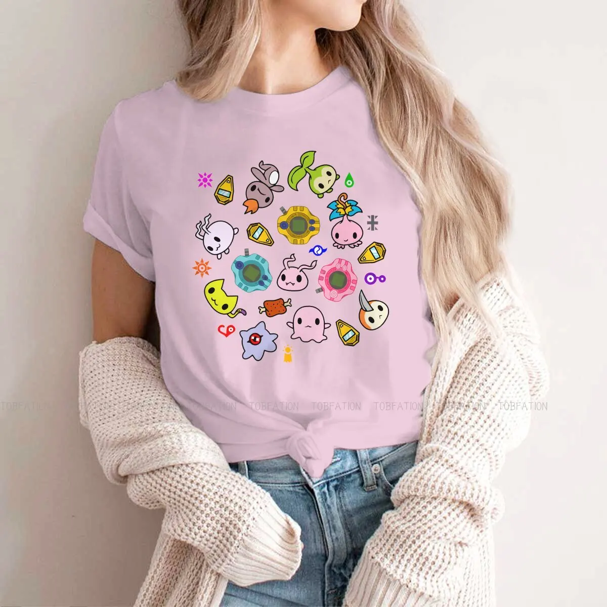 Digital Monster Manga Women T Shirt Babies Classic Female Tops Graphic Kawaii Tees Ladies 5XL Cotton Tshirt
Digital Monster Manga Women T Shirt Babies Classic Female Tops Graphic Kawaii Tees Ladies 5XL Cotton Tshirt