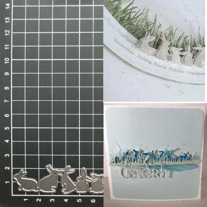 Easter Rabbits Metal Cutting Dies Scrapbooking stamps embossing paper Cards border template punch Stencils DIY
Easter Rabbits Metal Cutting Dies Scrapbooking stamps embossing paper Cards border template punch Stencils DIY
