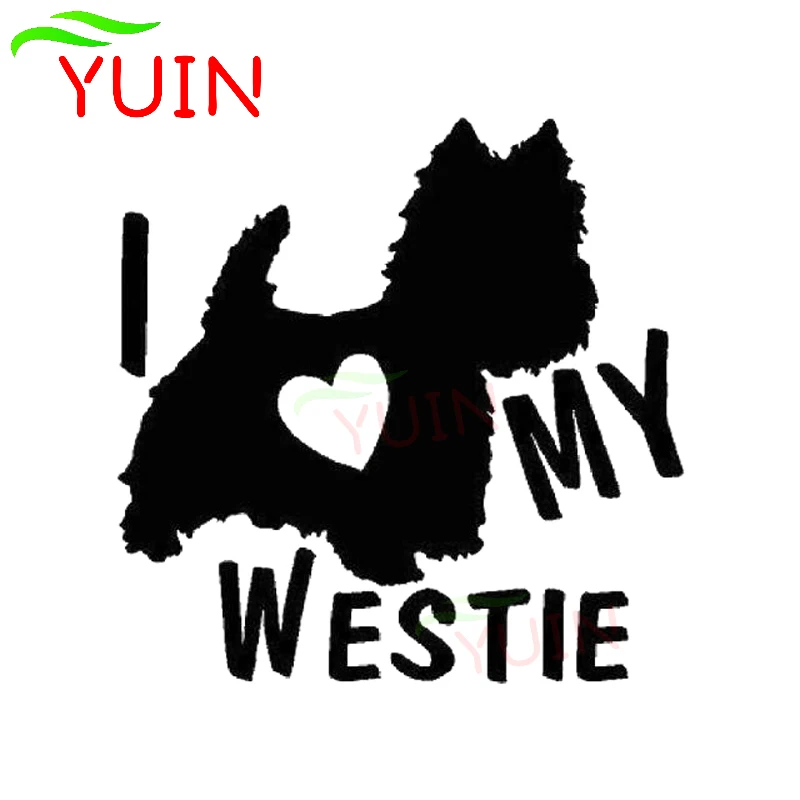 I LOVE MY WESTIE Terrier Dogs Fashion Styling Car Sticker Auto Accessories PVC Bumper Decoration Cover Scratch Waterproof Decal
I LOVE MY WESTIE Terrier Dogs Fashion Styling Car Sticker Auto Accessories PVC Bumper Decoration Cover Scratch Waterproof Decal