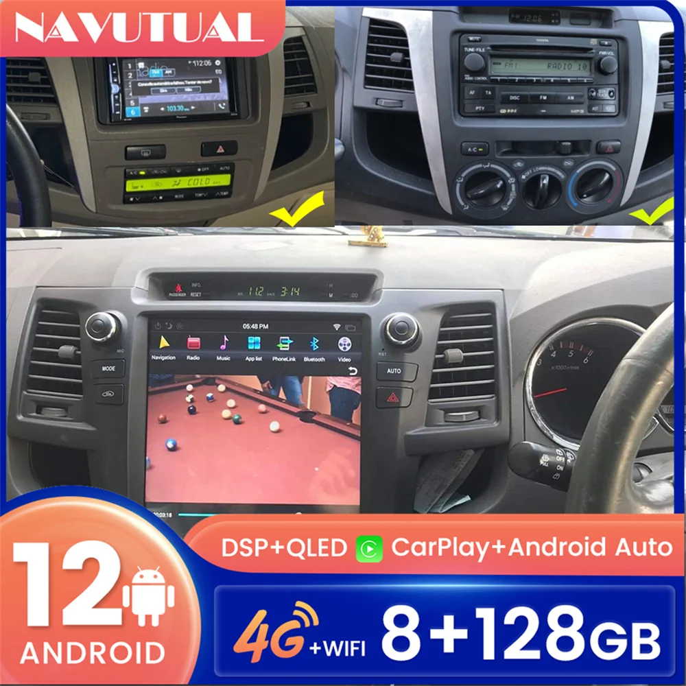 Tesla Screen Android GPS Nagavition For Toyota Fortuner/HILUX SW4 Revo 2005-2014 Manual A/C Auto Radio Stereo Multimedia Player 
Tesla Screen Android GPS Nagavition For Toyota Fortuner/HILUX SW4 Revo 2005-2014 Manual A/C Auto Radio Stereo Multimedia Player
