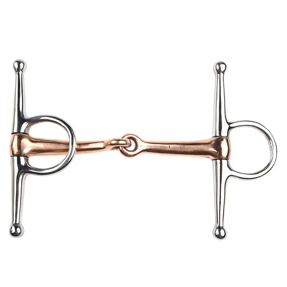 Premium Stainless Steel Horse Bit Full Cheek Snaffle Bit with Copper Mouthpiece Improves Horse Control and Training
Premium Stainless Steel Horse Bit Full Cheek Snaffle Bit with Copper Mouthpiece Improves Horse Control and Training