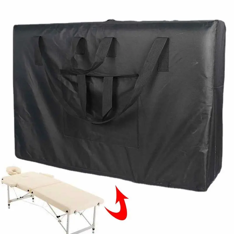 

Black Handbag For SPA Massage Table Carrying Bag For Nail Desk Beauty Bed Bag 600D Oxford Cloth Folding Storage Carry Bag