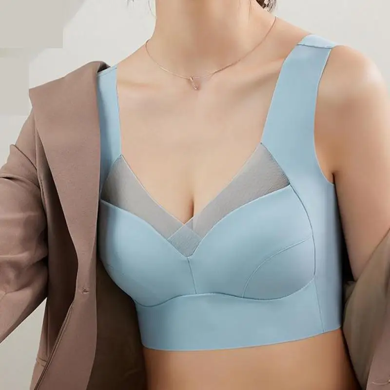 Women's Bra Wireless Comfortable Bralette Tops Push Up Ladies Sexy Seamless Vest Solid Color Underwear Latex Brassiere Lingerie
Women's Bra Wireless Comfortable Bralette Tops Push Up Ladies Sexy Seamless Vest Solid Color Underwear Latex Brassiere Lingerie