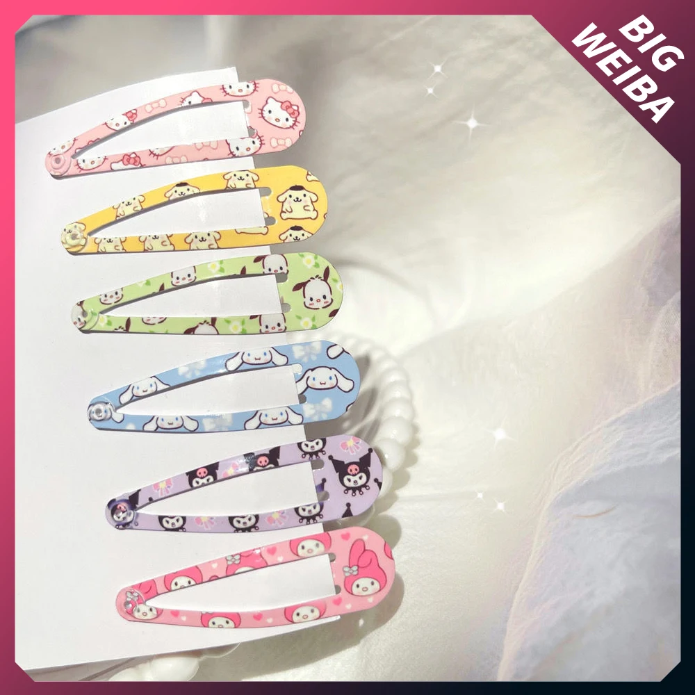 2022 New Sanrio Anime Cartoon Series Hello Kitty Pochacco Kuromi Cinnamoroll Mymelody Kawaii Cute Bb Clip Hairpin Girl Gift
2022 New Sanrio Anime Cartoon Series Hello Kitty Pochacco Kuromi Cinnamoroll Mymelody Kawaii Cute Bb Clip Hairpin Girl Gift