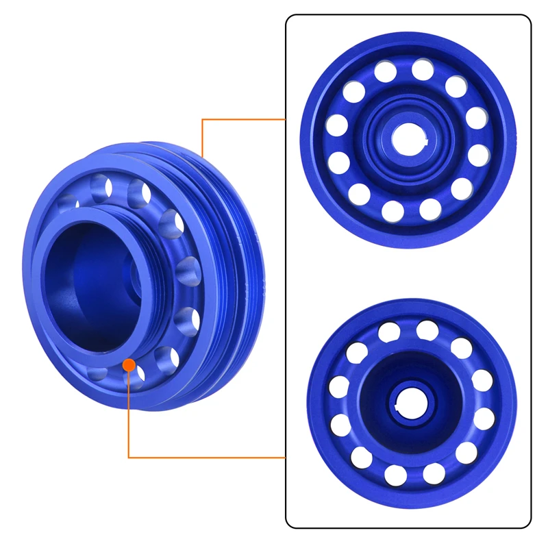 Racing Light Weight Aluminum Crankshaft Pulley OEM Size FOR 92-95 Civic SOHC D16 RED
Racing Light Weight Aluminum Crankshaft Pulley OEM Size FOR 92-95 Civic SOHC D16 RED