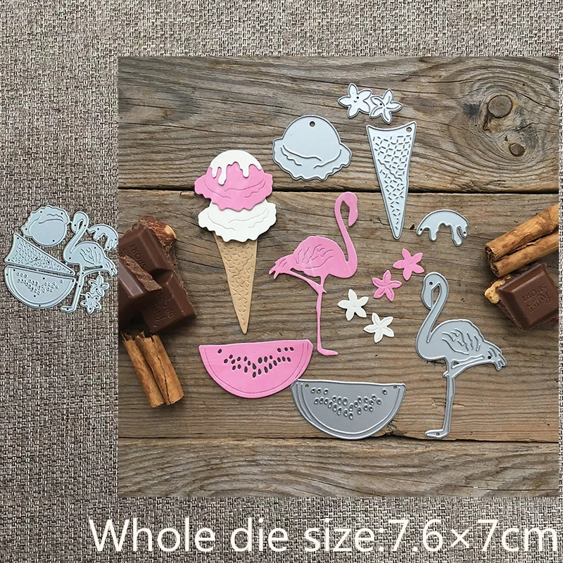 XLDesign Craft Metal stencil mold Cutting Die Ice cream flamingo scrapbook die cuts Album Paper Card Craft Embossing
XLDesign Craft Metal stencil mold Cutting Die Ice cream flamingo scrapbook die cuts Album Paper Card Craft Embossing