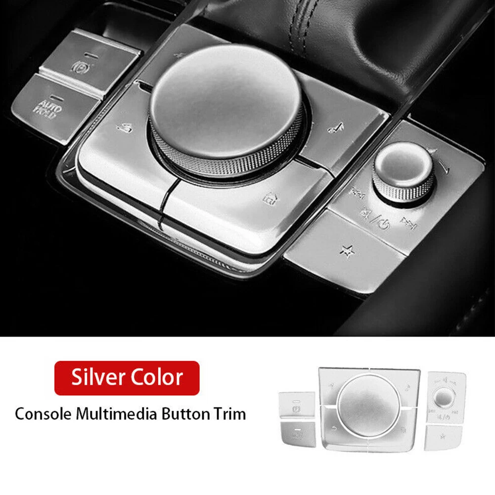 10pcs Aluminum Alloy Car Console Multimedia Button Cover Trim For Mazda 3 2019-2021 CX-30 2020-2021 Blue, Silver Button Decorati
10pcs Aluminum Alloy Car Console Multimedia Button Cover Trim For Mazda 3 2019-2021 CX-30 2020-2021 Blue, Silver Button Decorati