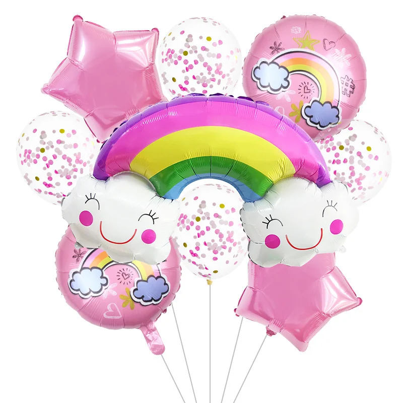 Happy Birthday Rainbow Smile Cloud Foil Balloons for Summer Kids Birthday Party Decoration Baby Shower Decoration Helium Balloon
Happy Birthday Rainbow Smile Cloud Foil Balloons for Summer Kids Birthday Party Decoration Baby Shower Decoration Helium Balloon