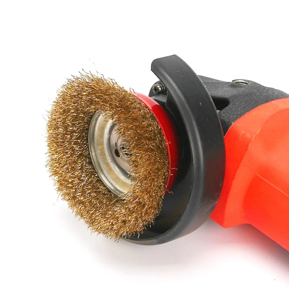 

Steel Wire Brush M10 M16 Angle Grinder Wire Wheel Rust Paint Removal Deburring Polishing Tool Grinding Wheel Derusting