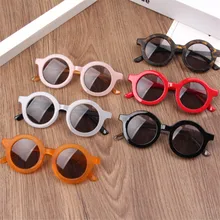 1pc Round Frame Baby Sunglasses Toddler Children UV400 Sun Glasses Goggles Outdoor Kids Girls Summer Infant Vintage Eyewear