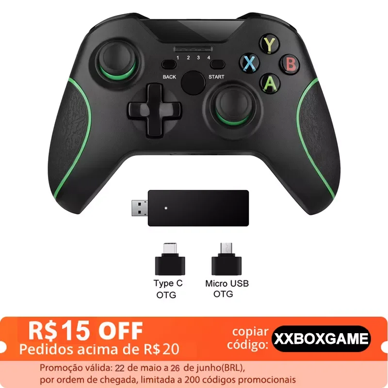2.4G Wireless Game Controller For Xbox One Console For Xbox Series X S Gamepad For Android PC Joystick For PS3 Controle Joypad
2.4G Wireless Game Controller For Xbox One Console For Xbox Series X S Gamepad For Android PC Joystick For PS3 Controle Joypad